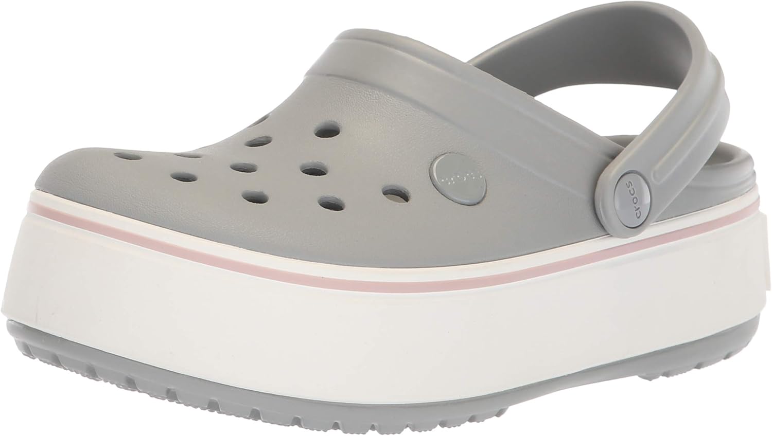 crocs 卡骆驰 crocband 时尚厚底舒适洞洞鞋